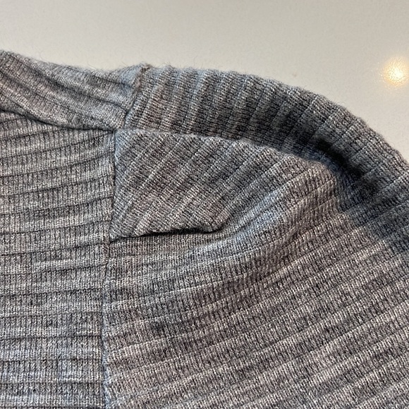 BB Dakota The Scene Heather Gray Ribbed Sweater Dress NWT Size L - Picture 8 of 17